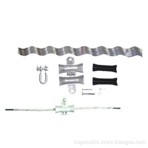 300-1000m Span Single Suspension Clamp for ADSS Aerial Optic Cable, 9.0-18.8mm Cable Diameter